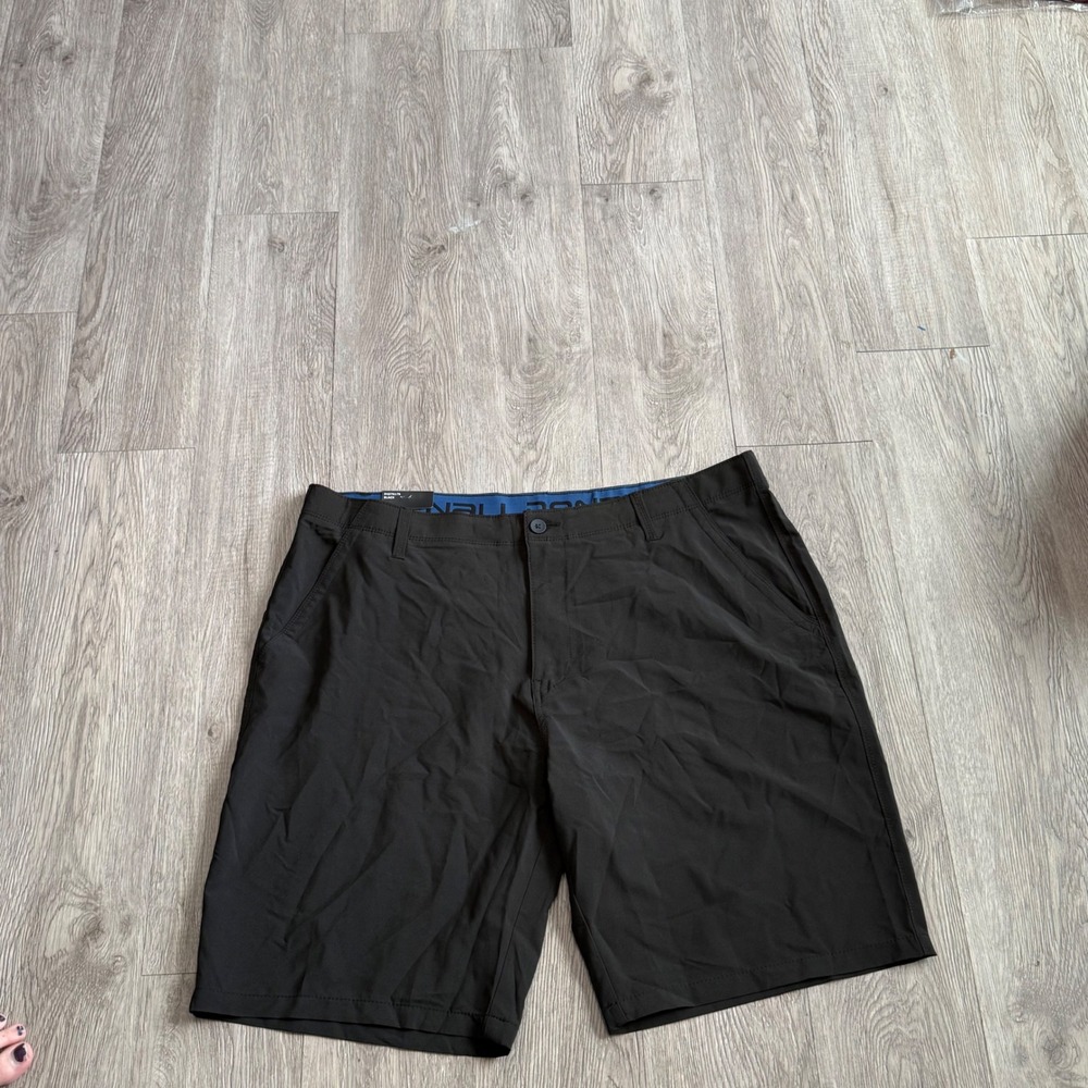 Denali Mens Stretch Hybrid Walk Shorts Black Comfort Flex Waistband 40 NEW $48